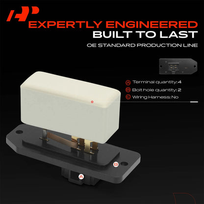 HVAC Blower Motor Resistor for Toyota 4Runner (1996–2002) 2468100830, 8713835050, RU243