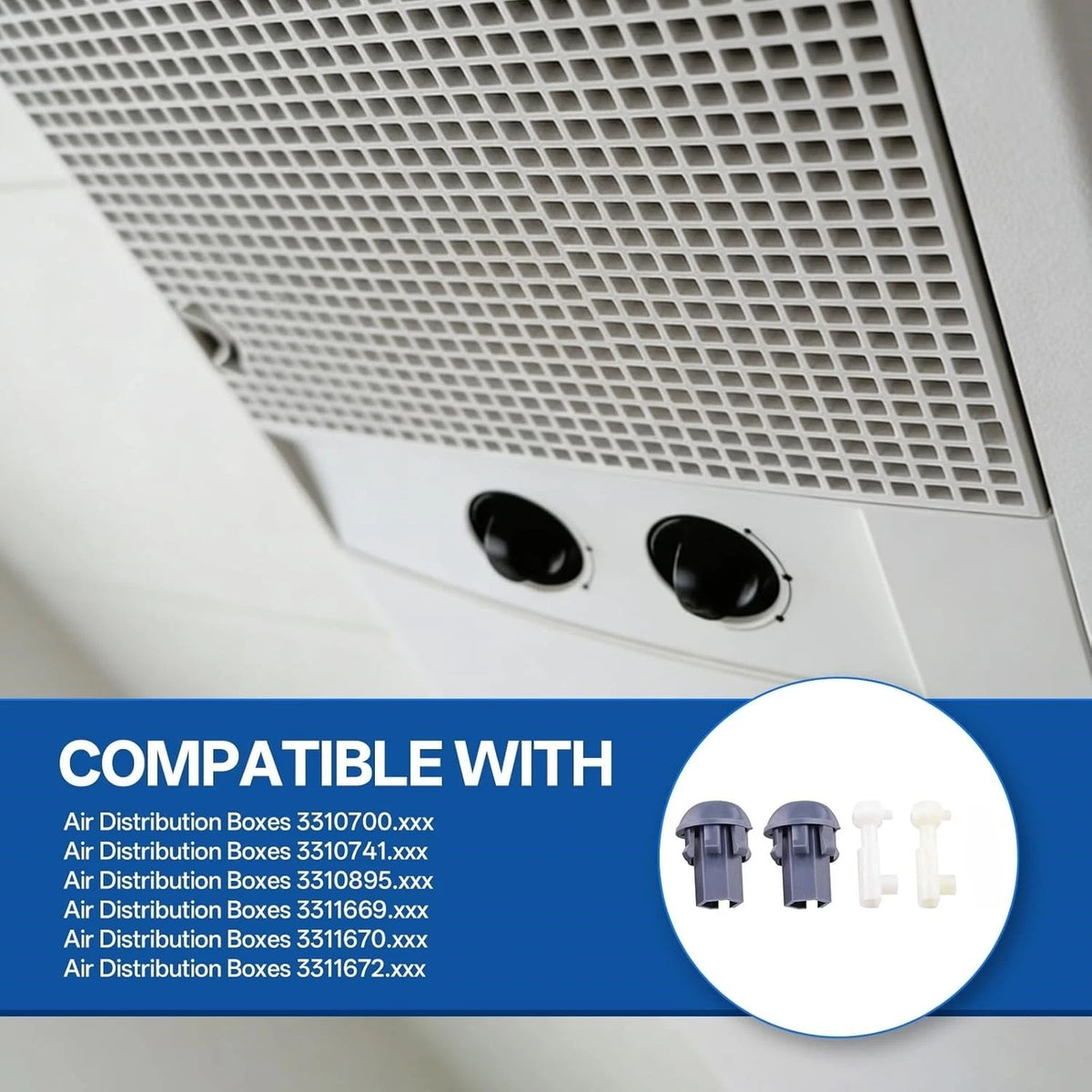 Knobs & Shafts for Dometic Duo-Therm RV Air Conditioner (3311106000)