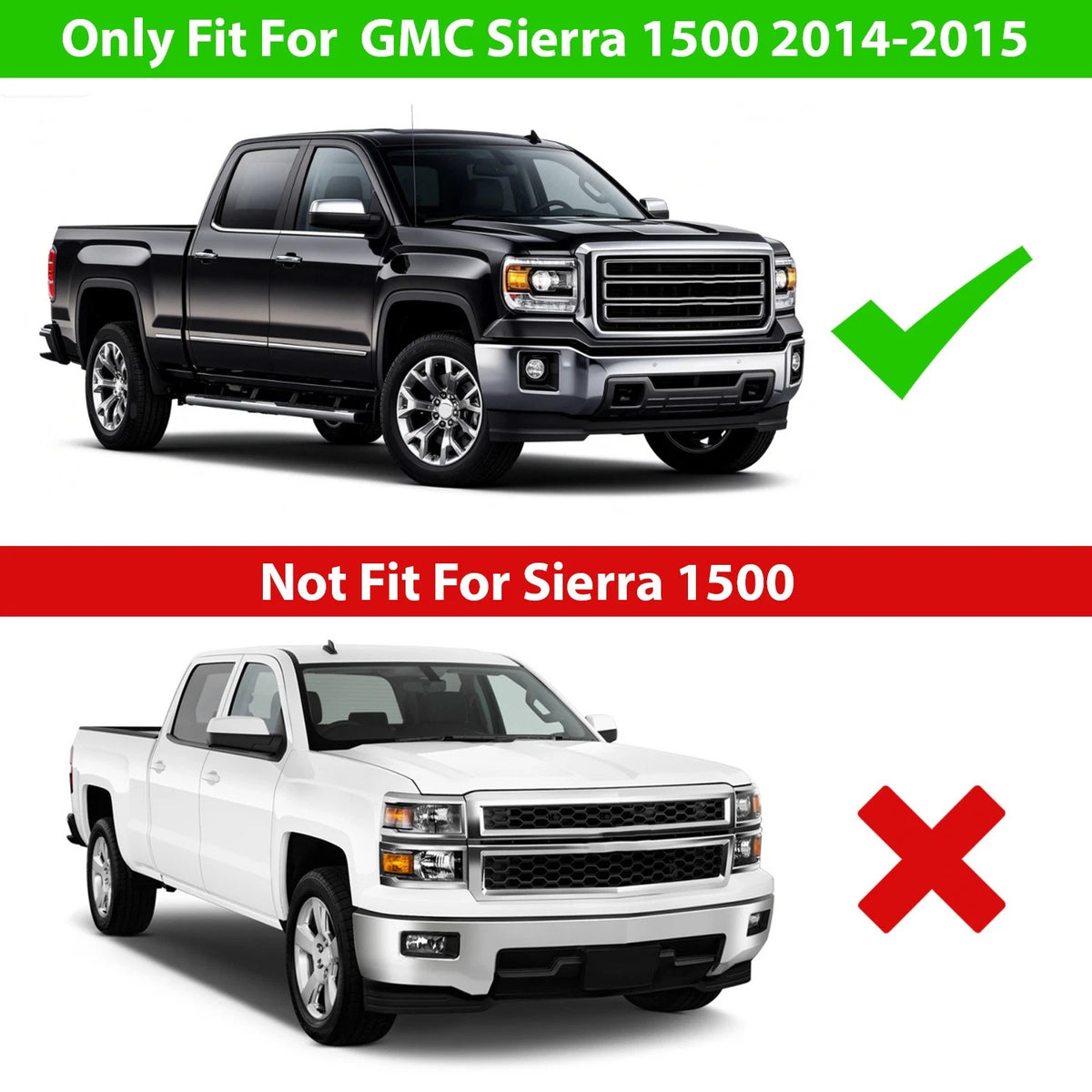 Front Bumper Bracket Right for GMC Sierra 1500 (2014–2015) CON-A000000474, 22902346, GM1063109