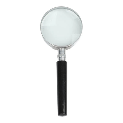 Metal Frame Handheld Magnifying Glass 50mm Lens for Professional Use