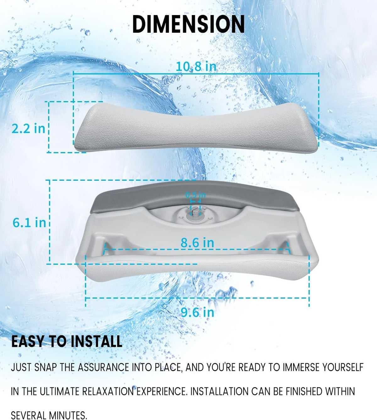 Spa Pillow & Headrest Replacement for Sundance (2009–2017)