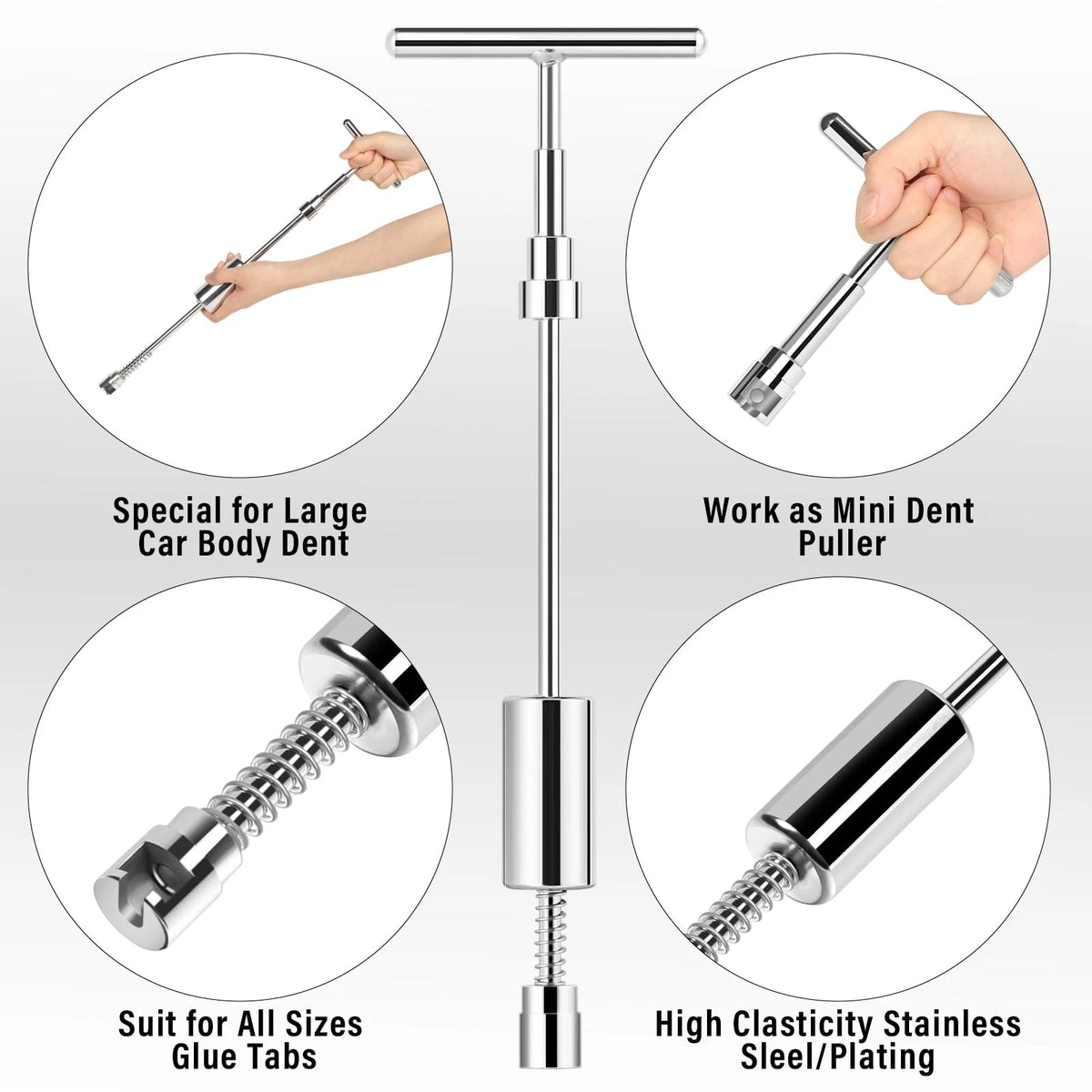 Adjustable T-Bar Slide Set A for Paintless Dent Repair