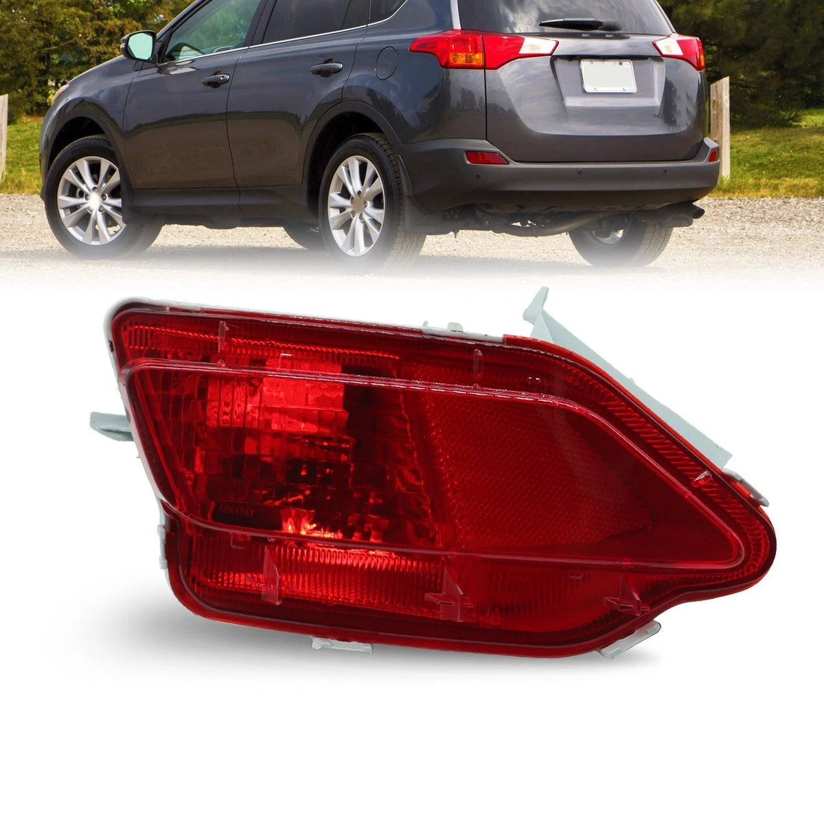 Left Driver Rear Bumper Light Reflector for Toyota RAV4 (2013–2015) 814900R010, TO1184107