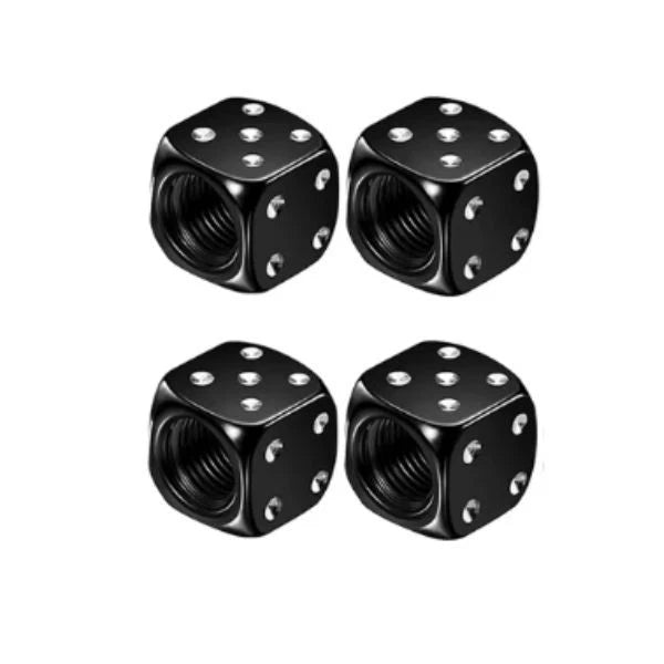Valve Dust Caps Dice for Peugeot E-Partner, E-Traveller, Expert, Traveller