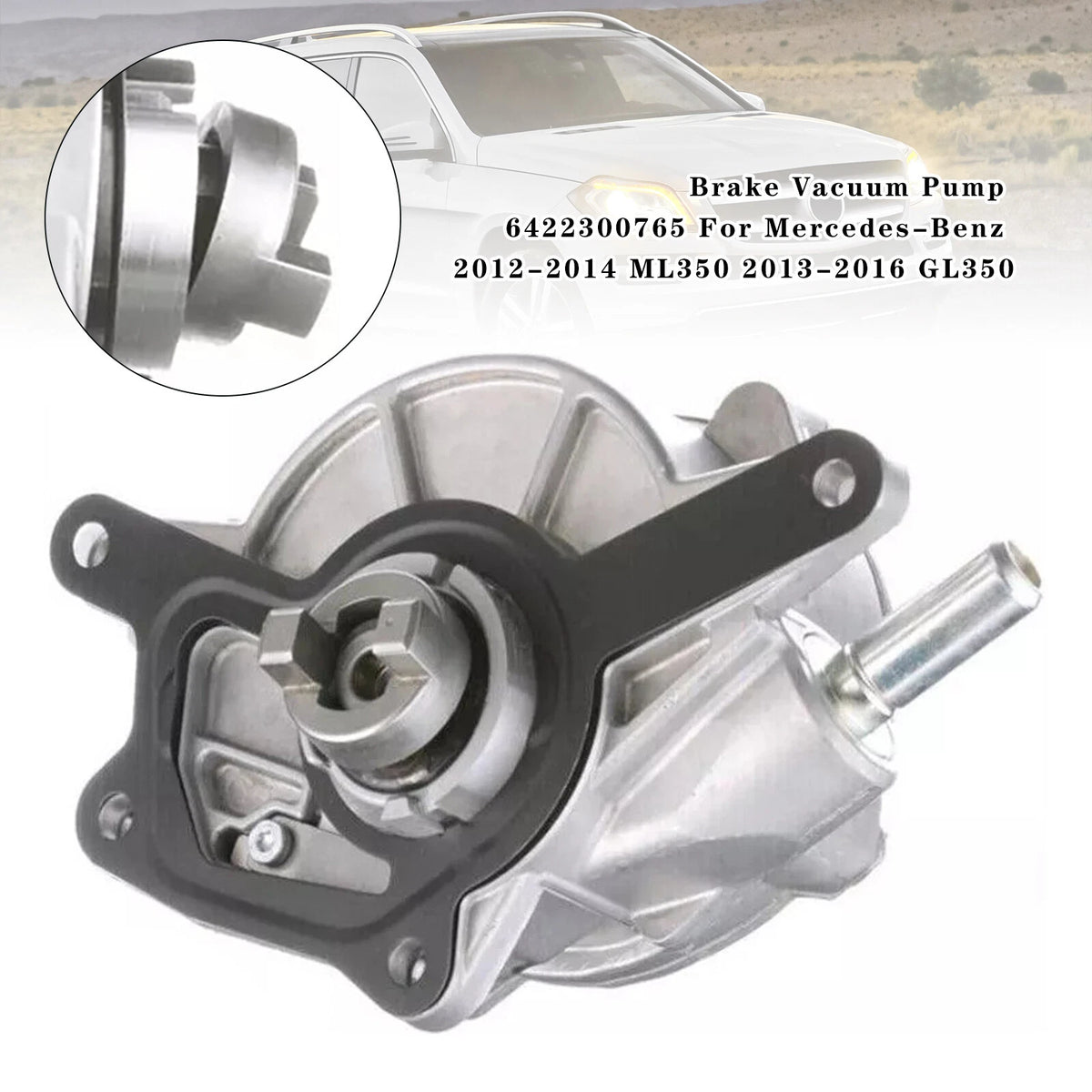 Brake Vacuum Pump 6422300765 for Mercedes-Benz ML350 GL350 (2012–2016)