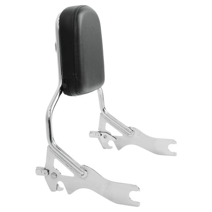 Chrome Detachables Sissy Bar Backrest for Harley Softail Fat Bob (2018–2025)