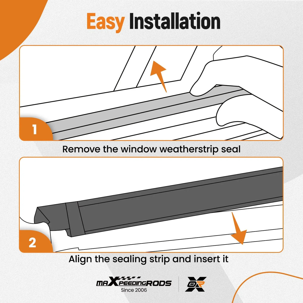 Weather Strip Moulding Trim for Chevrolet Suburban (1992–1999)