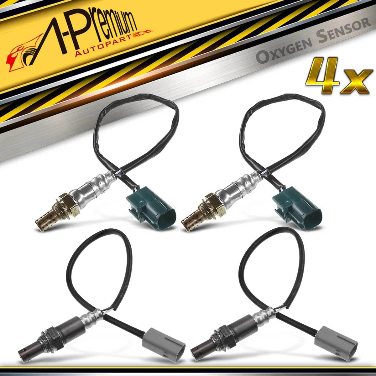 Set of 4 Upstream & Downstream O2 Oxygen Sensors for Nissan Titan Infiniti (2007)