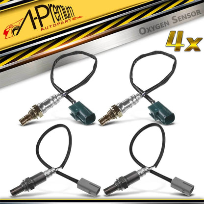 Set of 4 Upstream & Downstream O2 Oxygen Sensors for Nissan Titan Infiniti (2007)