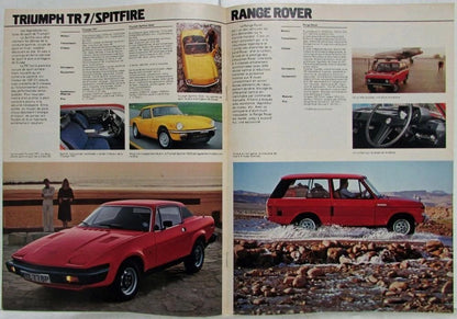 Sales Brochure for British Leyland Cars (1977) - French Text