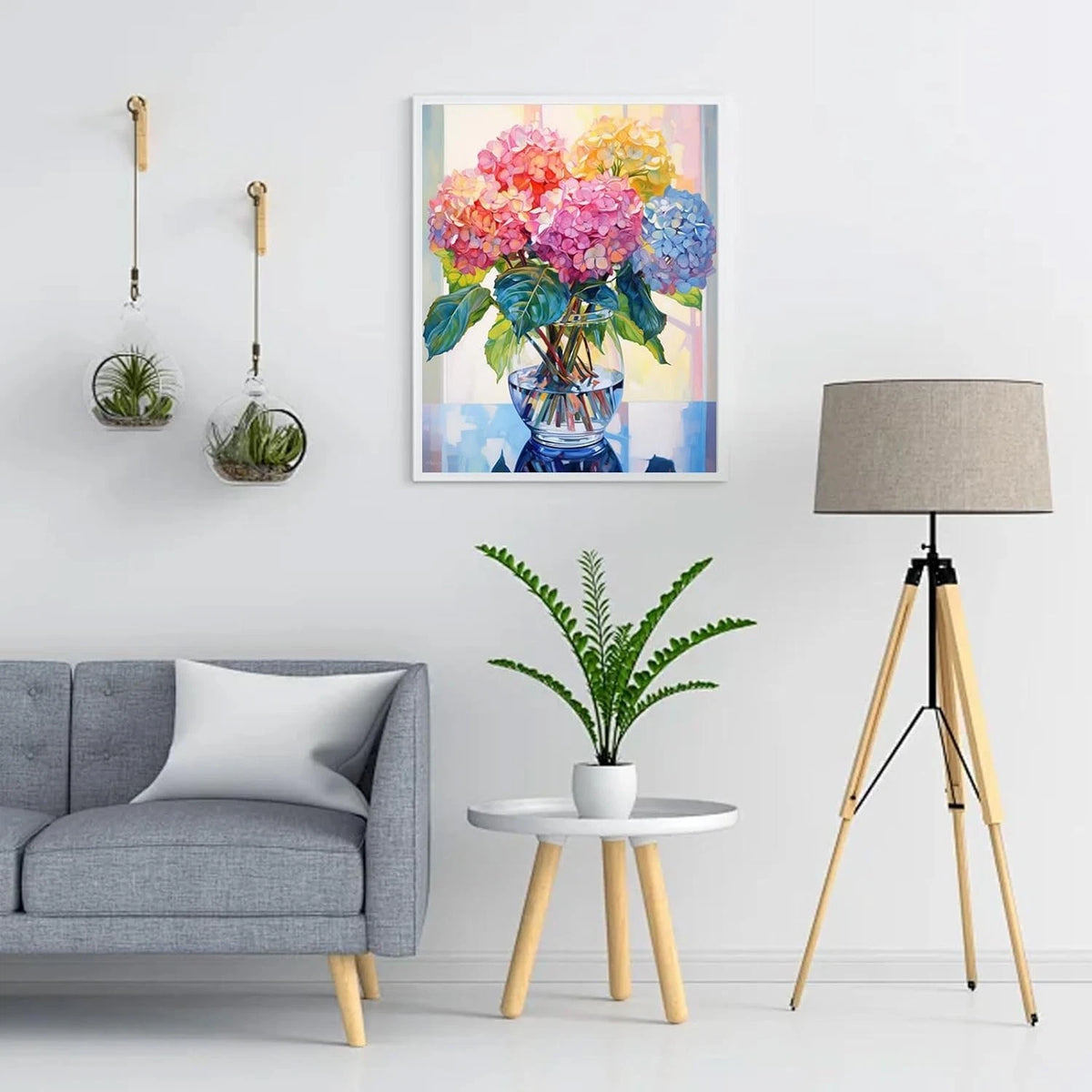 Hydrangea Diamond Painting Kit for Adults 12x16 Inch