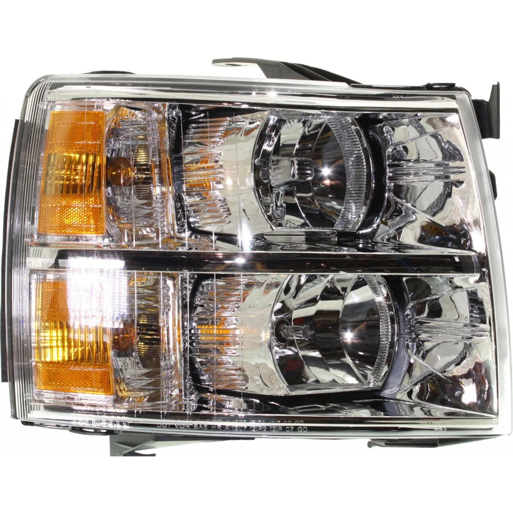 Passenger Side Headlight for Chevy Silverado 1500 (2007–2013) CLX-M1-334-1145R-AC-CL360A2, GM2503280