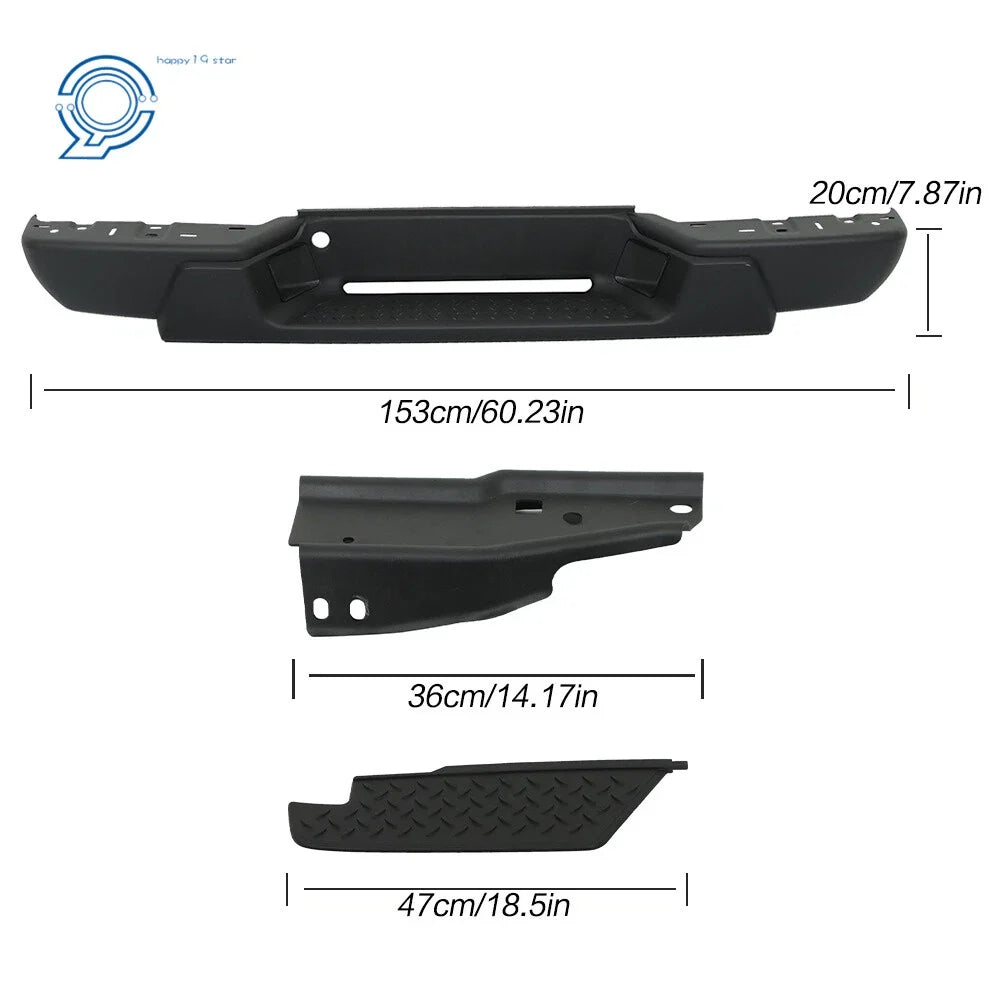 Rear Bumper Assembly for GMC Canyon, Chevrolet Colorado (2004–2007)