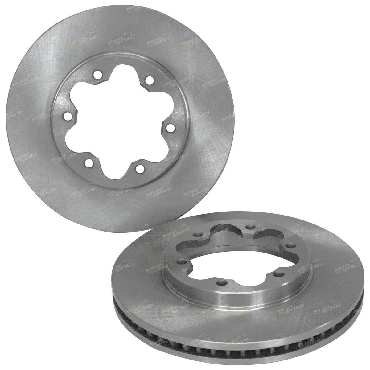 2 x Front Disc Brake Rotors for Toyota Hiace KDH TRH (2005–2012)