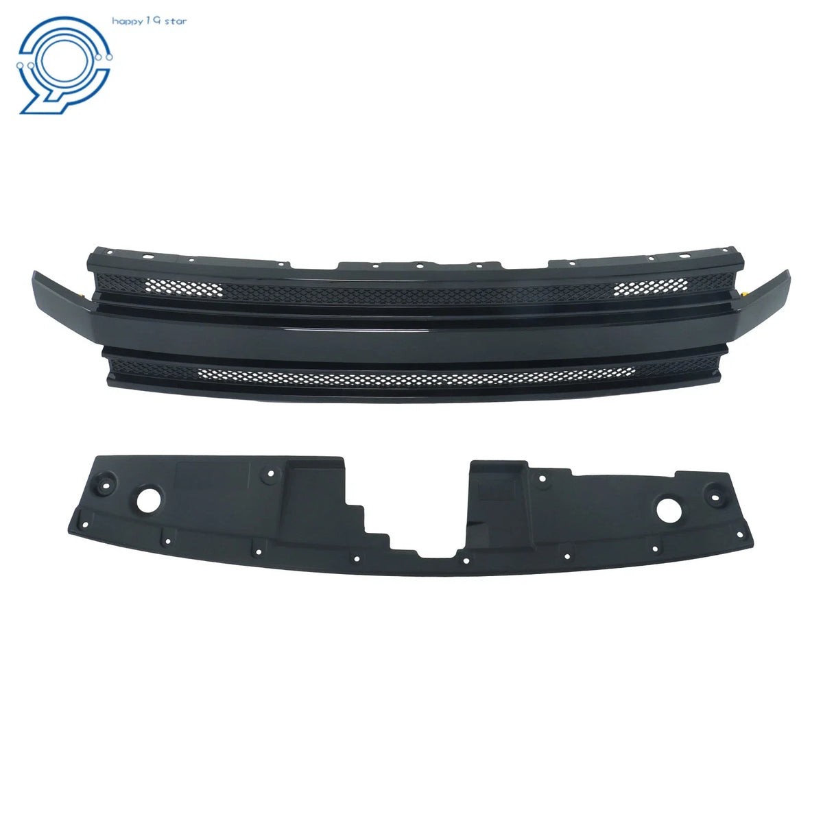Front Upper Grille Assembly Gloss Black for Ford Flex (2013–2019)