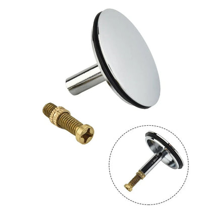 43mm Chrome Plated Bathtub Drain Stopper for Bathroom Sink Waste