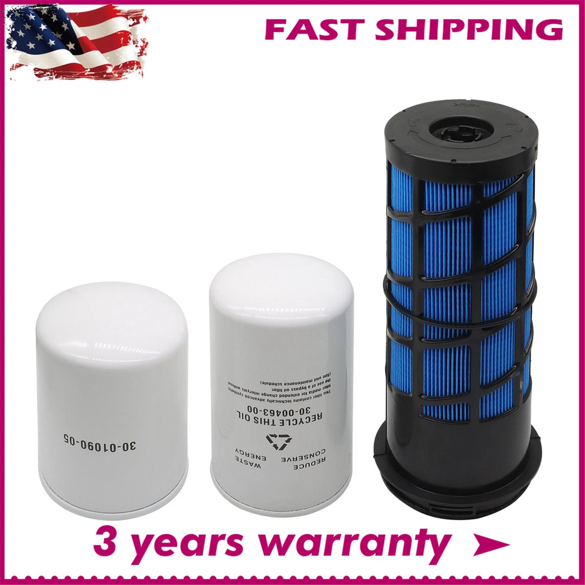 Filter Service Kit for Carrier Reefer 7300 & 7500 (LF9028, DBL7349)