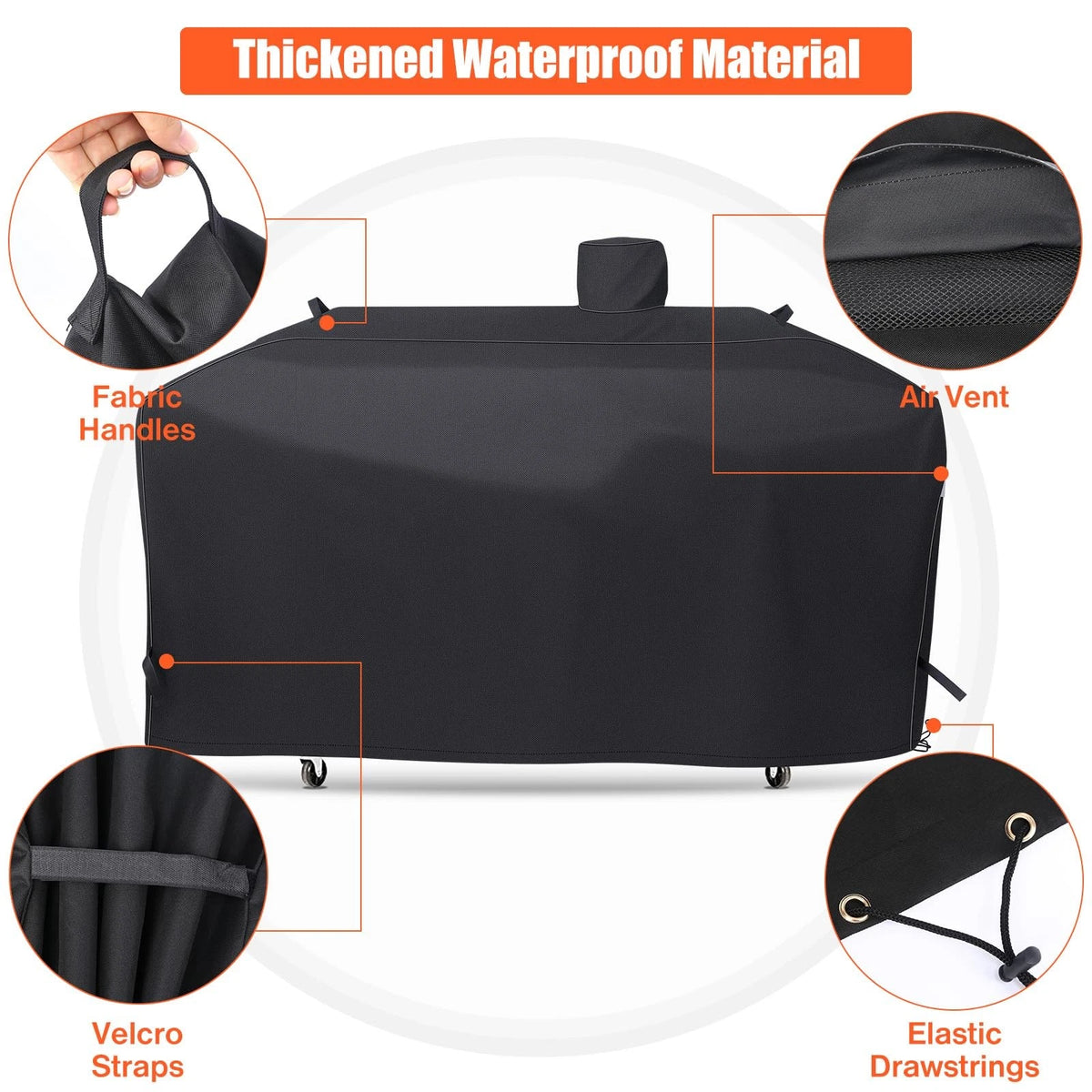 Grill Cover for Smoke Hollow 4 in 1 Combo GC7000 (2015–2023)