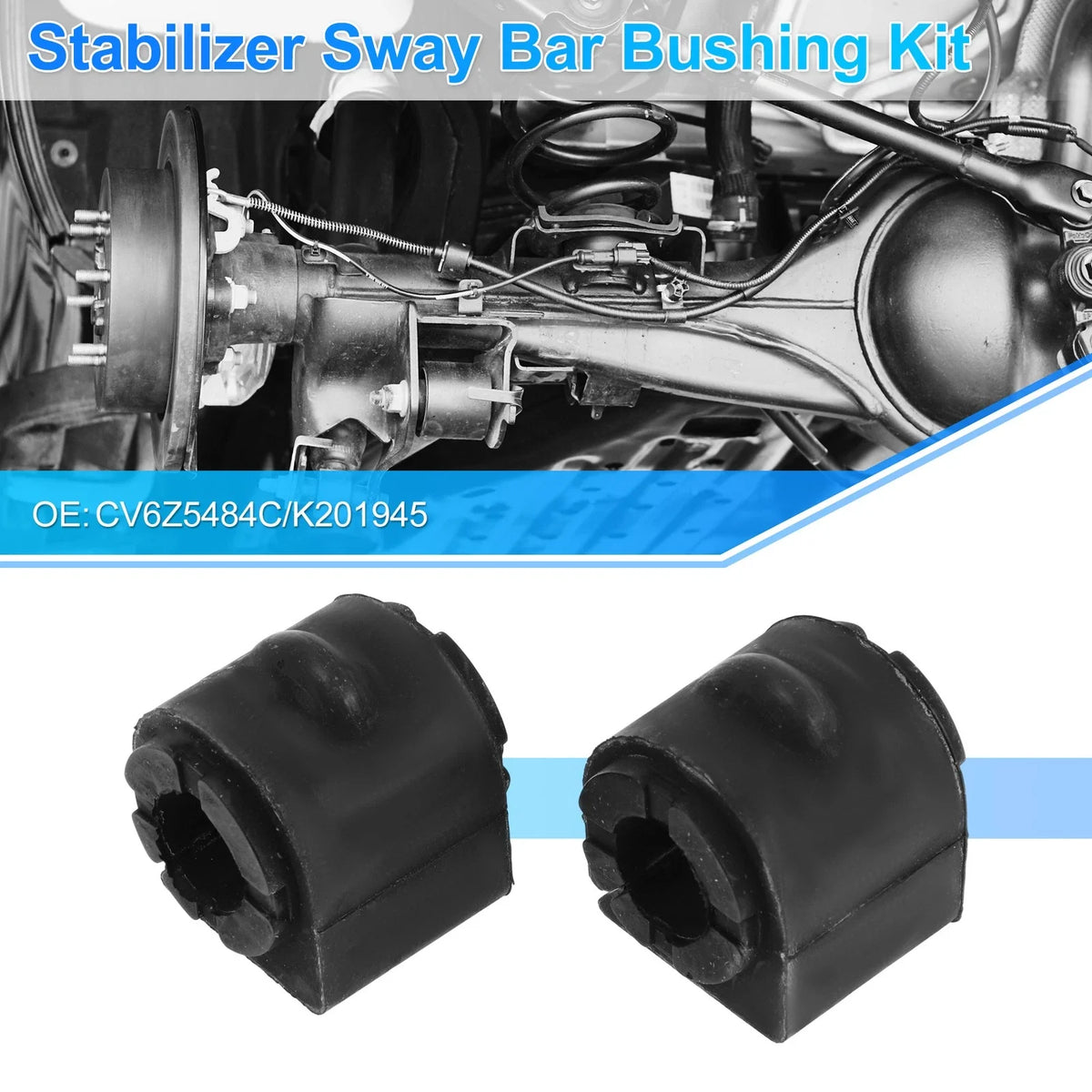Stabilizer Sway Bar Bushing Kit CV6Z5484C for Ford C-Max (2013–2018) Black