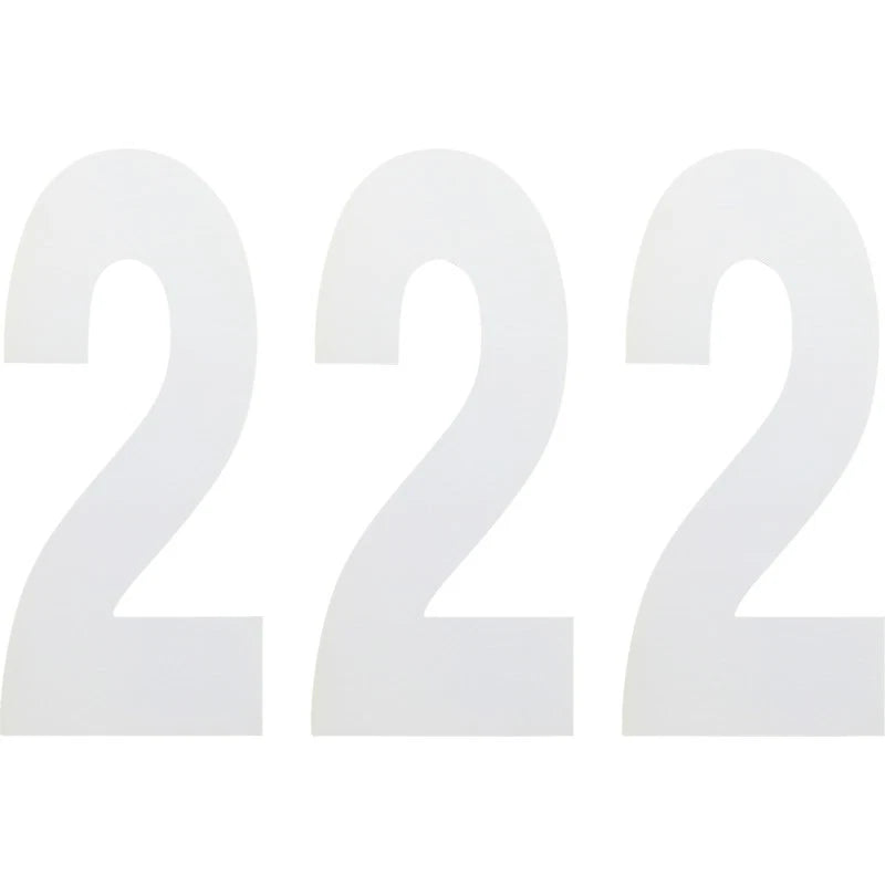 Standard Numbers for Factory Effex (White) - 02-4482