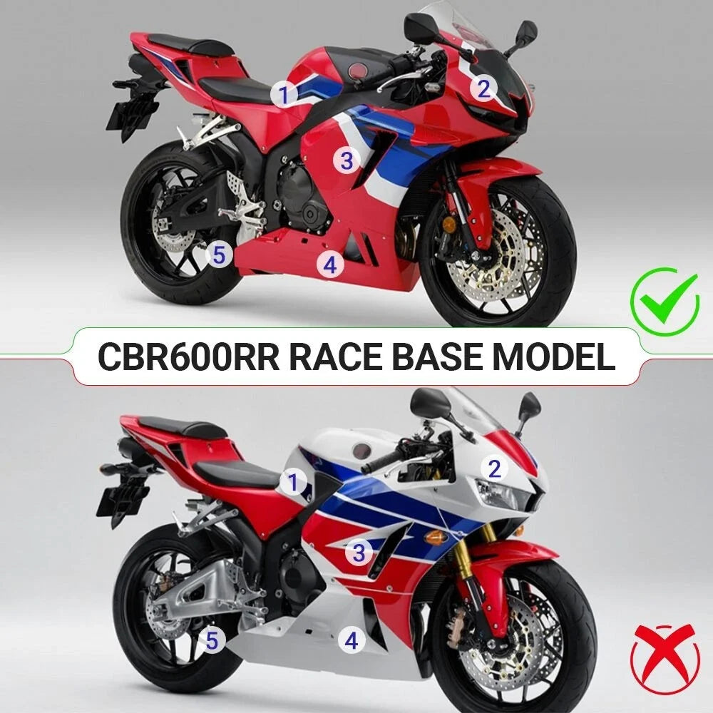 Unpainted Fairing Kit for Honda CBR600RR (2024–2025)