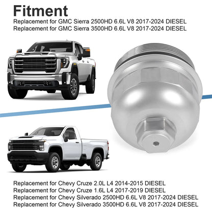 Fuel Filter Housing Cap for GMC Sierra 2500HD/3500HD (2017–2024)