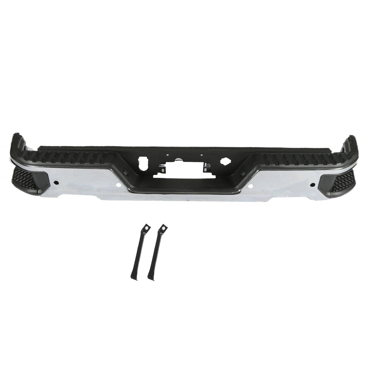 Rear Bumper for Chevy Silverado GMC Sierra (2019–2023) w/ Park Hole Dual