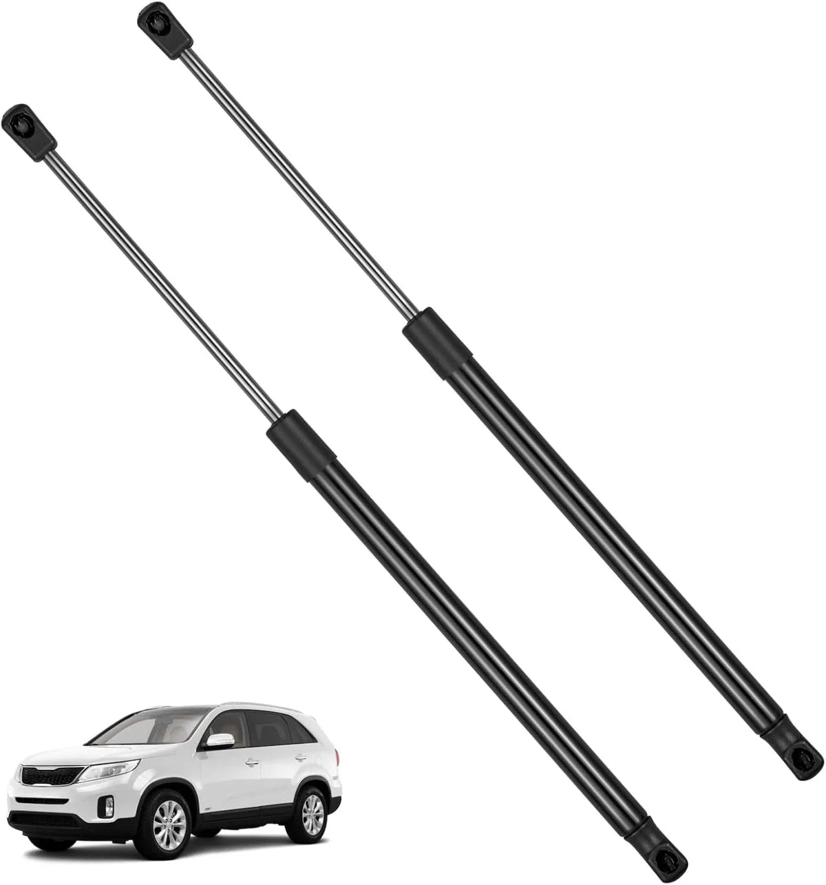 2X 6261 Front Hood Struts Lift Supports for Kia Sorento (2011–2014)