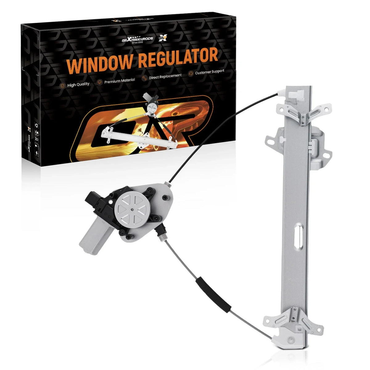 Window Regulator w/ Motor for Honda Accord (2003–2007) Coupe