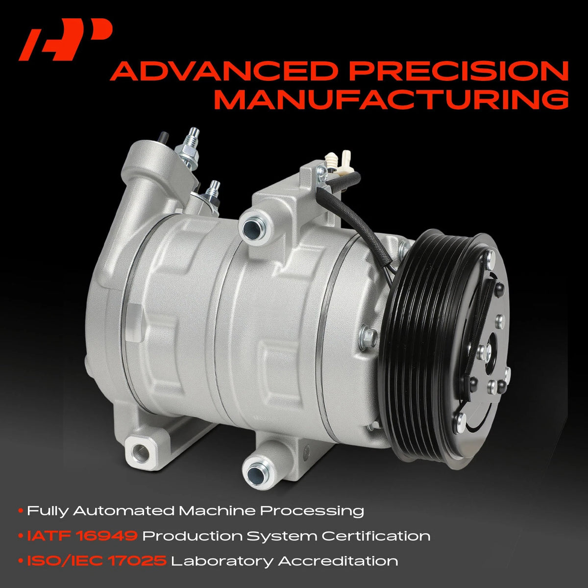 A-Premium A/C Compressor with Clutch for Ford Escape Mercury Mariner (2001–2012) 8L8Z19703B, ZZCB6145Z