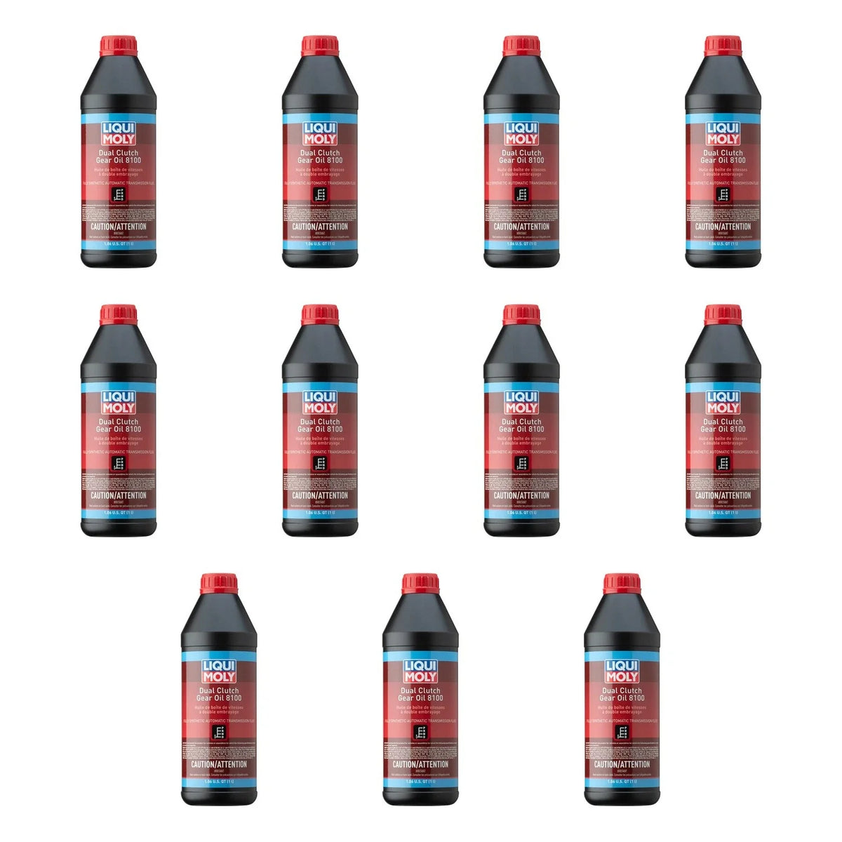 Set of 11 Liqui Moly 8100 Dual Clutch Automatic Transmission Fluid (1L)