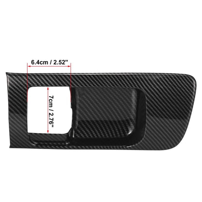 Carbon Fiber Front Door Handle Bowl Cover Trims for Toyota Tundra (2014–2021)