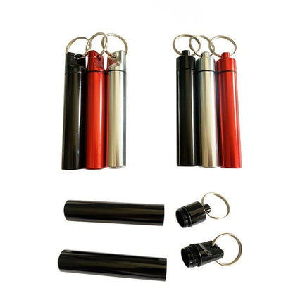 6pcs Waterproof Capsule Pill Case for Medicine Storage