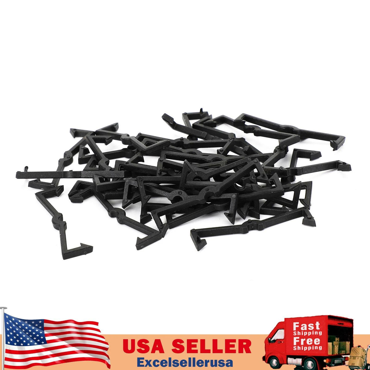 32PCS Plastic Retaining Clips for Garage Organization (USA)