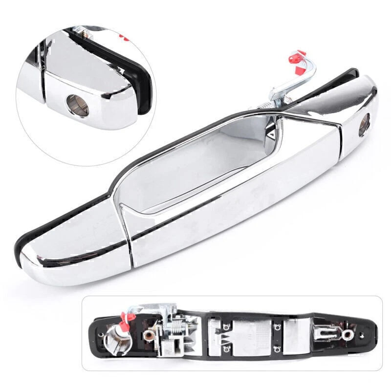Chrome Front Driver Exterior Door Handle Bar for Chevy Silverado (2007–2013)