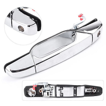 Chrome Front Driver Exterior Door Handle Bar for Chevy Silverado (2007–2013)