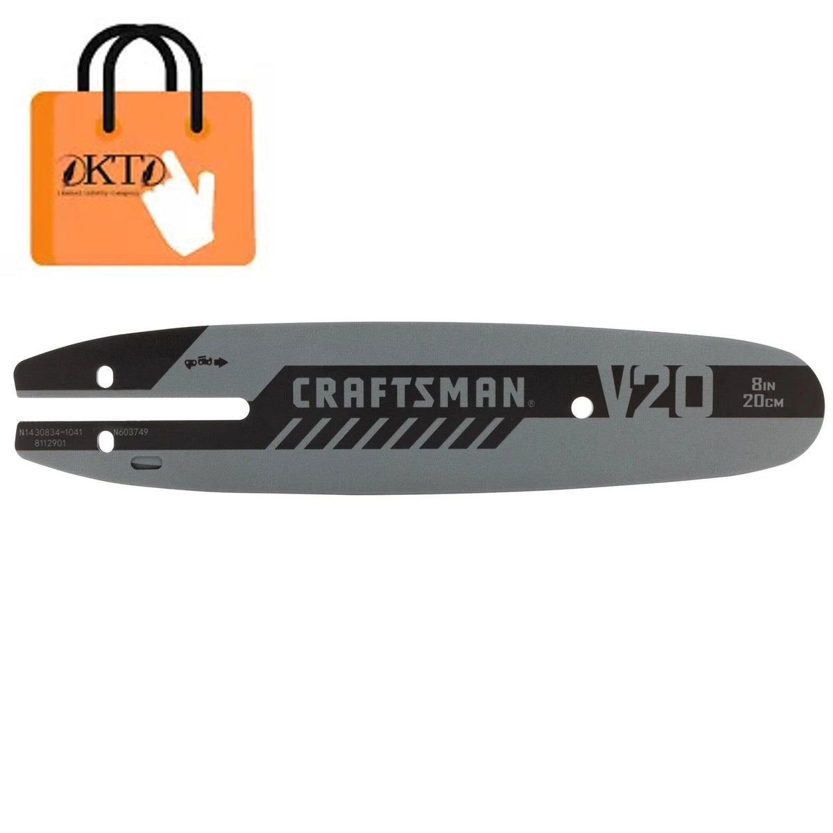 8-Inch Chainsaw Bar for CMCCSP20 (No Year Range)
