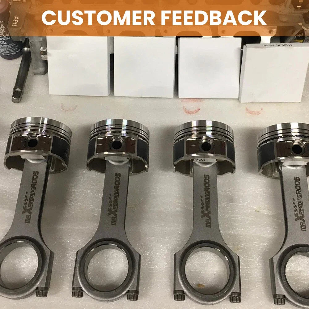H-Beam Forged Connecting Rods with ARP Bolts for Honda CBR1000RR (2004–2007)
