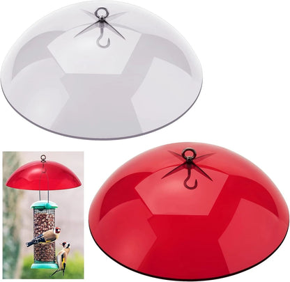 2-Pack 10-Inch Squirrel Baffles for Bird Feeders - Weatherproof Covers