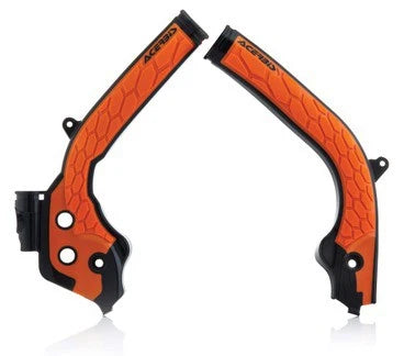 X-Grip Frame Guard for Acerbis (Black/Orange)