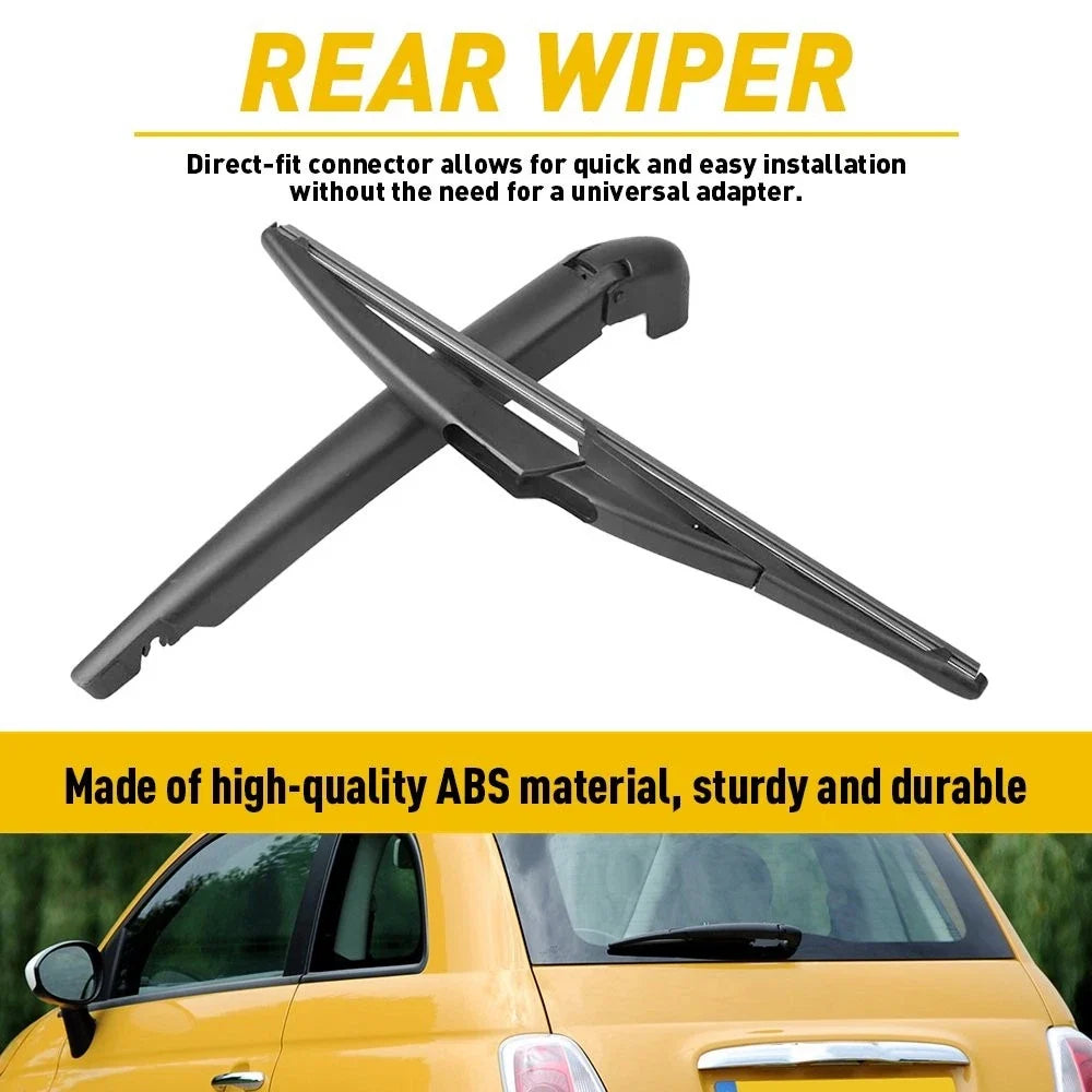 Rear Wiper Arm & Blade Kit for Fiat 500 (2012–2019) OE 68079869AA 68079870AA