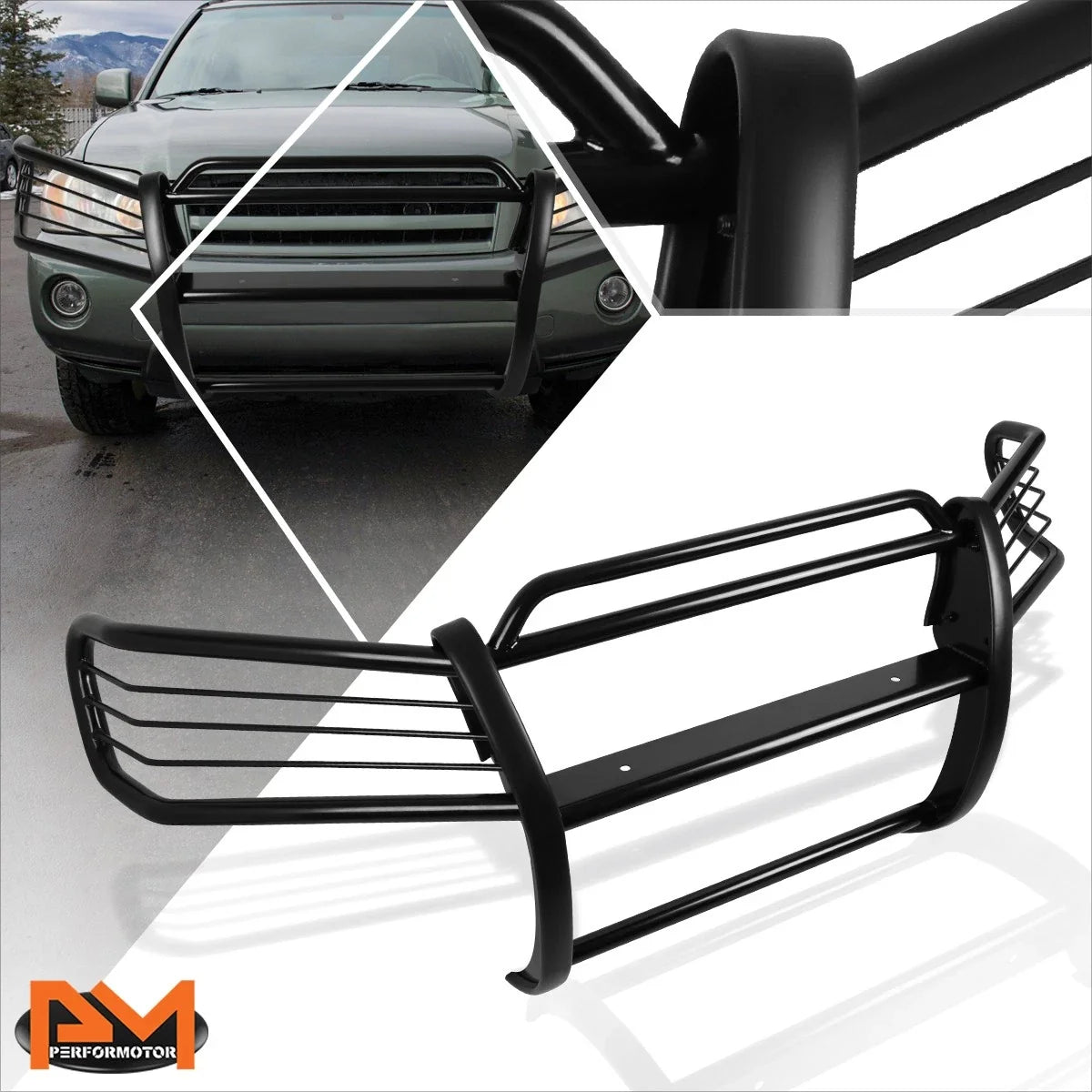 Front Bumper Brush Grill Guard for Toyota Highlander (2001–2007)