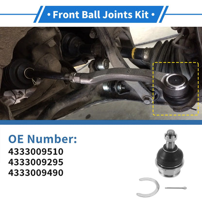 2X Front Lower Ball Joints for Toyota Tacoma (2005–2022) No. 4333009510
