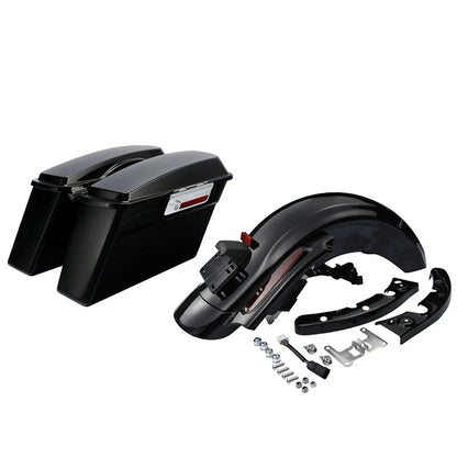 Hard Saddlebags Rear Fender System for Harley Road Electra Glide (2009–2013)