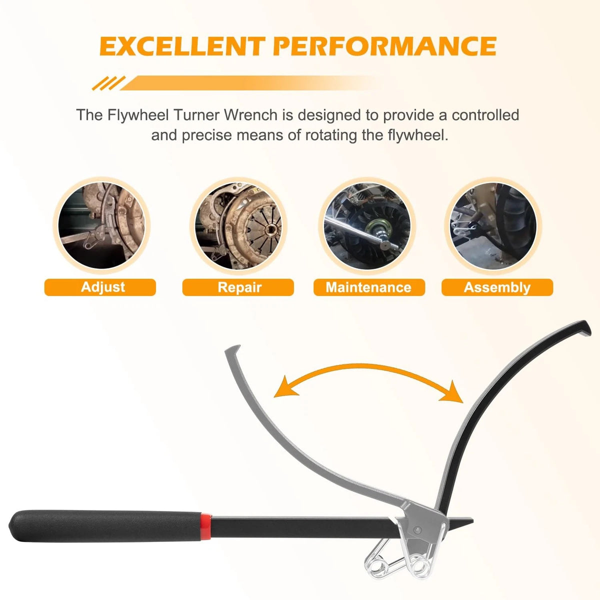 Universal Flywheel Turner Tool for Flex Plate Holder (Universal)
