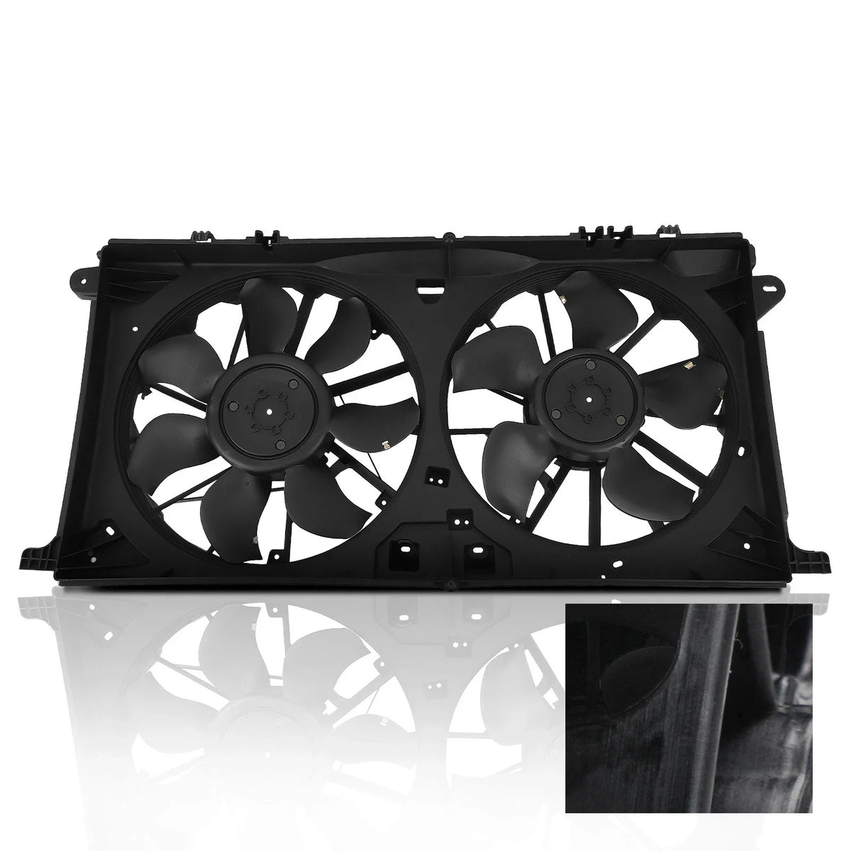Radiator Cooling Fan Assembly w/ Brushless for Ford F-150 (2021–2023)