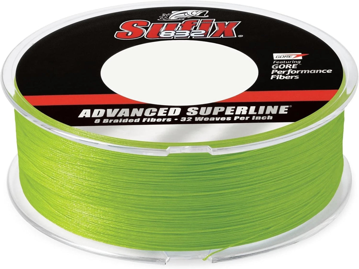 15 lb 832 Braid Neon Lime Fishing Line - 600 Yards
