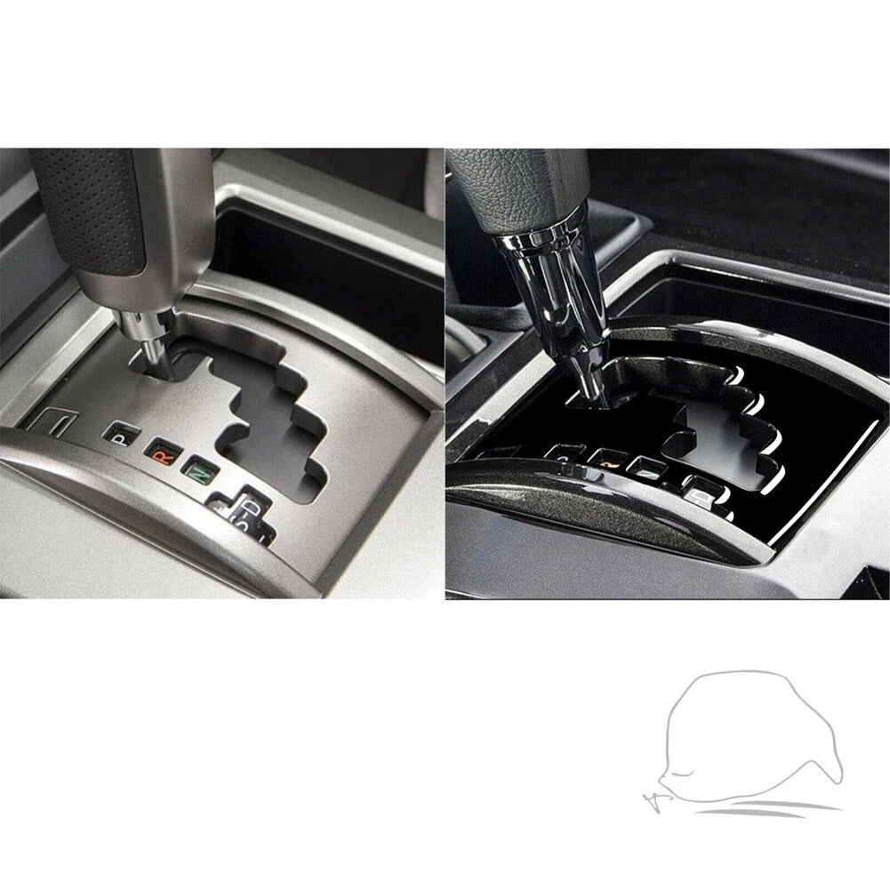 Piano Black Gear Shift Panel Cover for Toyota 4Runner (2010–2020)