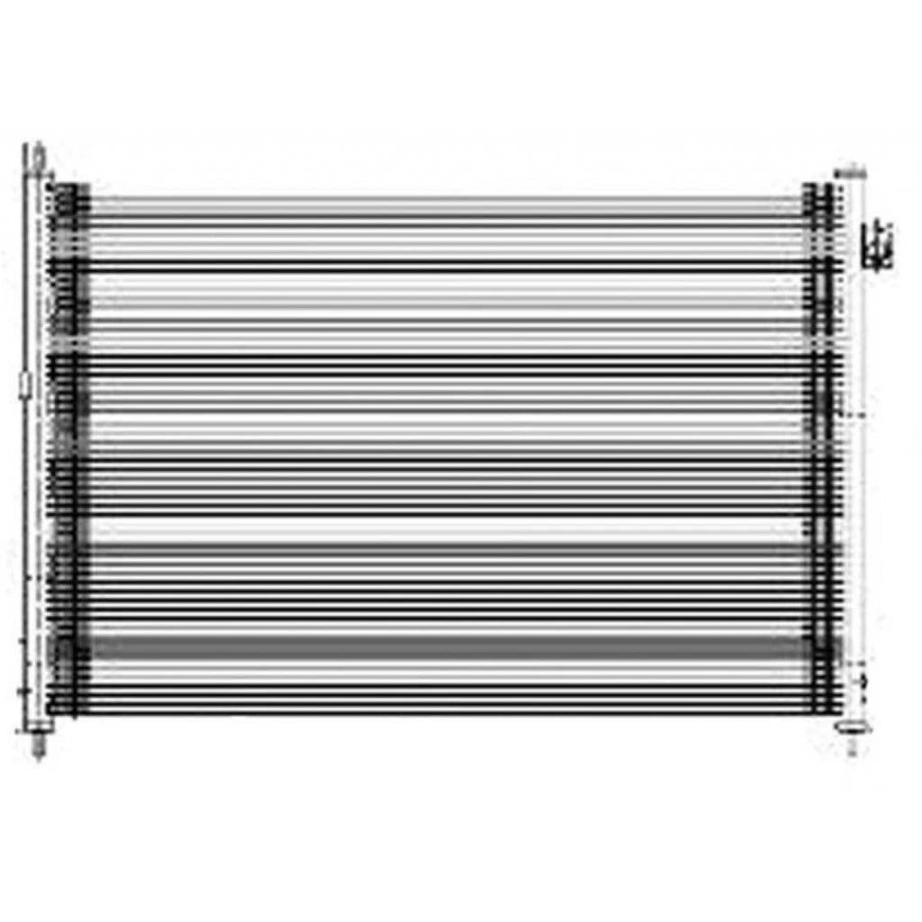 Condenser w/ Receiver Dryer for Nissan Rogue Select (2014–2015) MLX-SHE83680-CL360A51, NI3030164