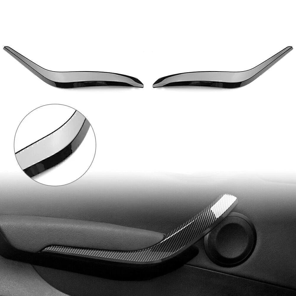 Inner Door Card Handle Trim Cover for BMW X1 E84 (2010–2016) Black